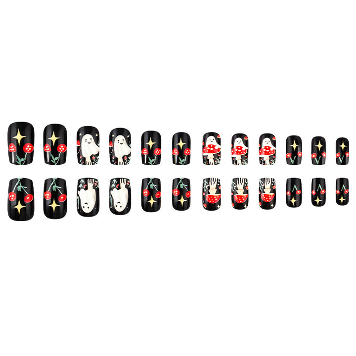 Playful Halloween-Themed Nail Art Set Bowlift