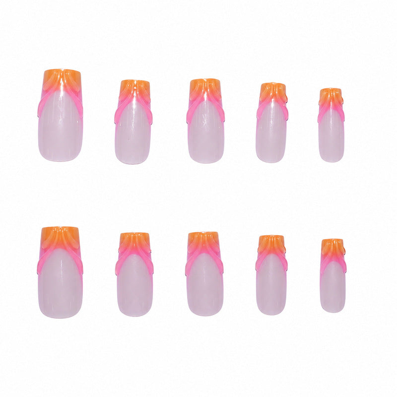 Premium Nail Design Fingernails Bowlift