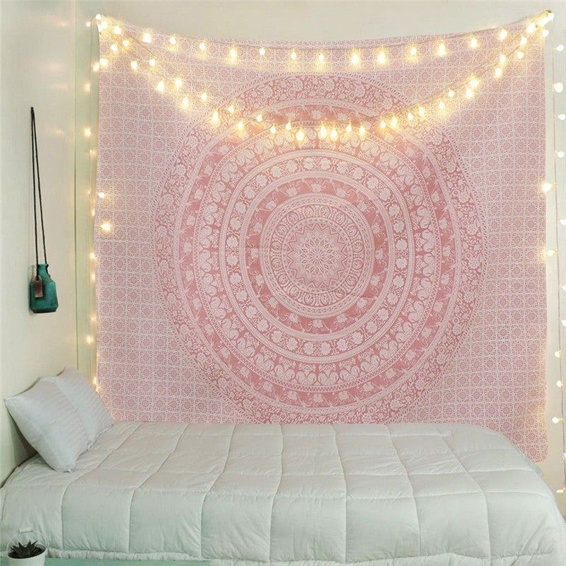 Mandala-Themed Wall Tapestry