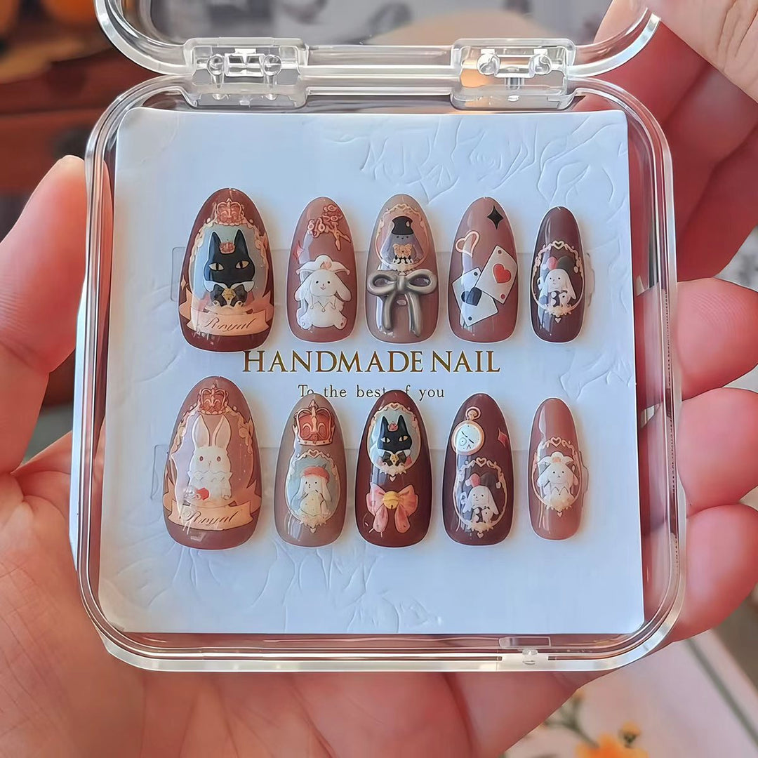 Thematic Artisan Press-On Nail Set Bowlift