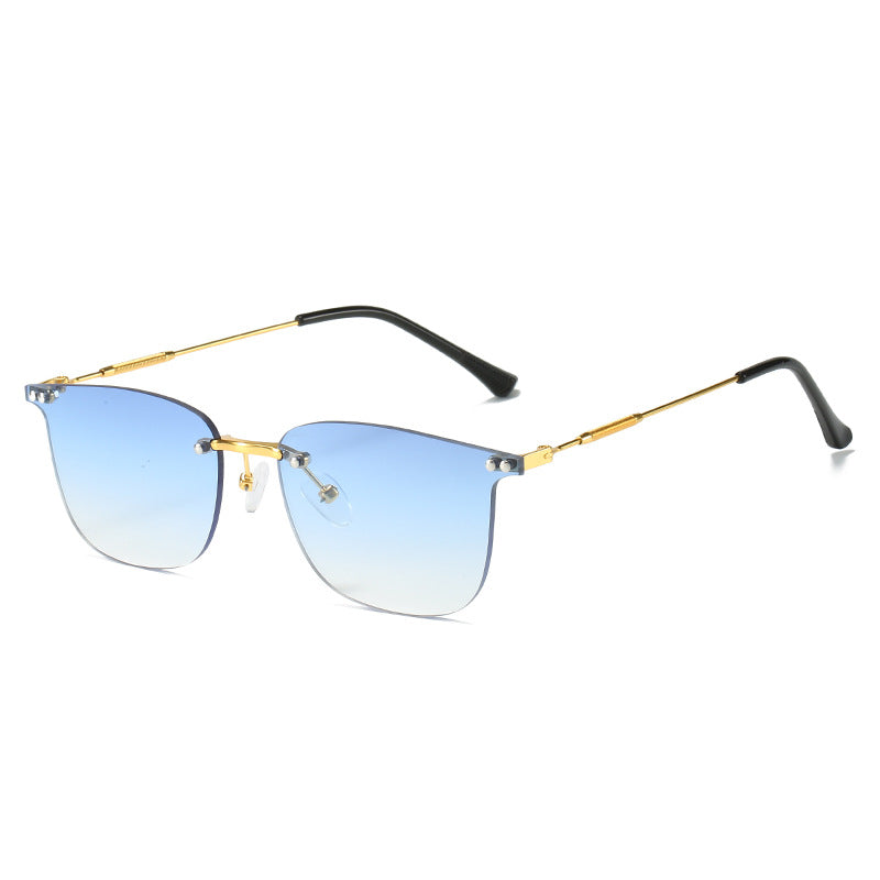 Ladies stylish geometric sunglasses with modern glass elements Bowlift
