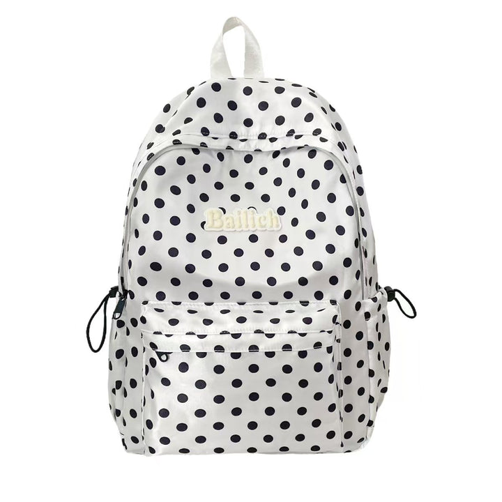 Polka Dot Patterned Casual Backpack Bowlift