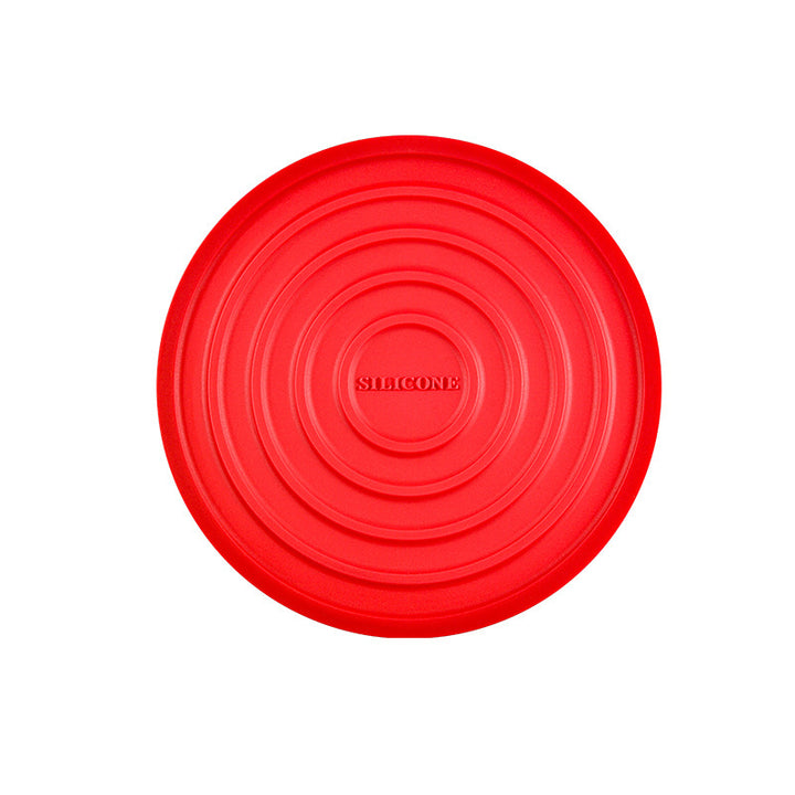 Silicone pot lid with innovative steam vent Bowlift