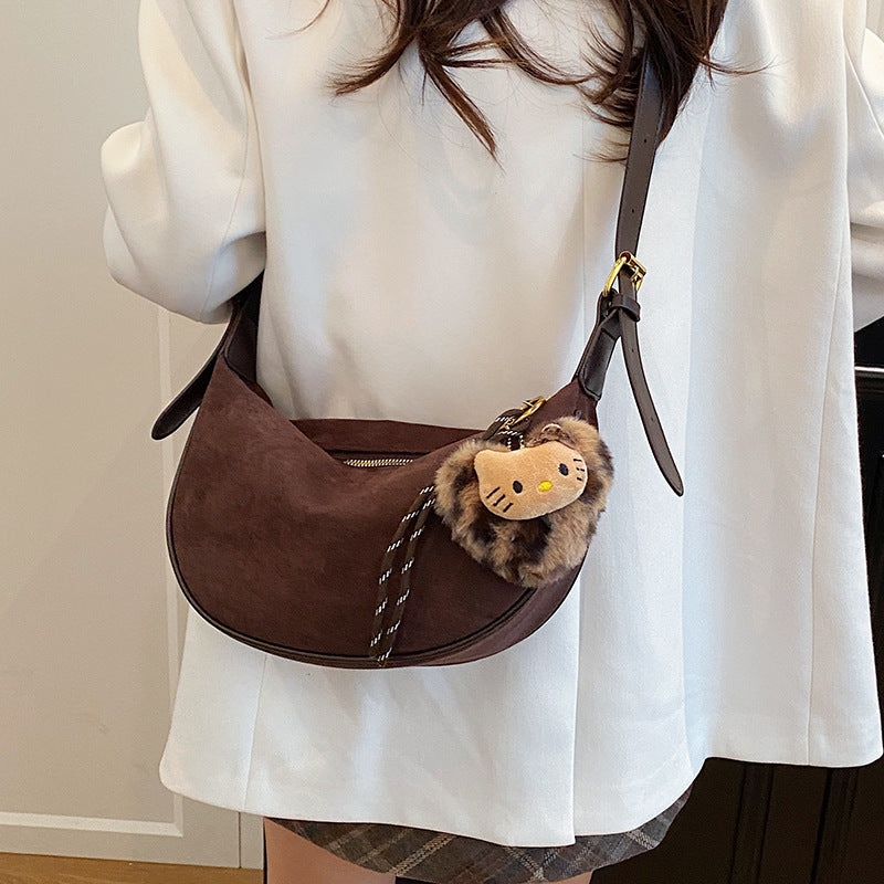 Suede Hobo Bag Bowlift