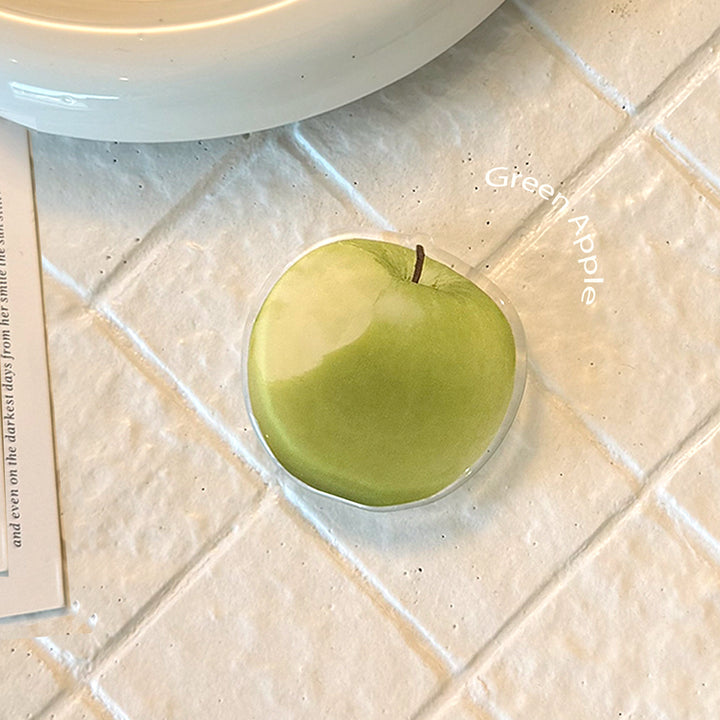 Apple motif refrigerator magnet Bowlift