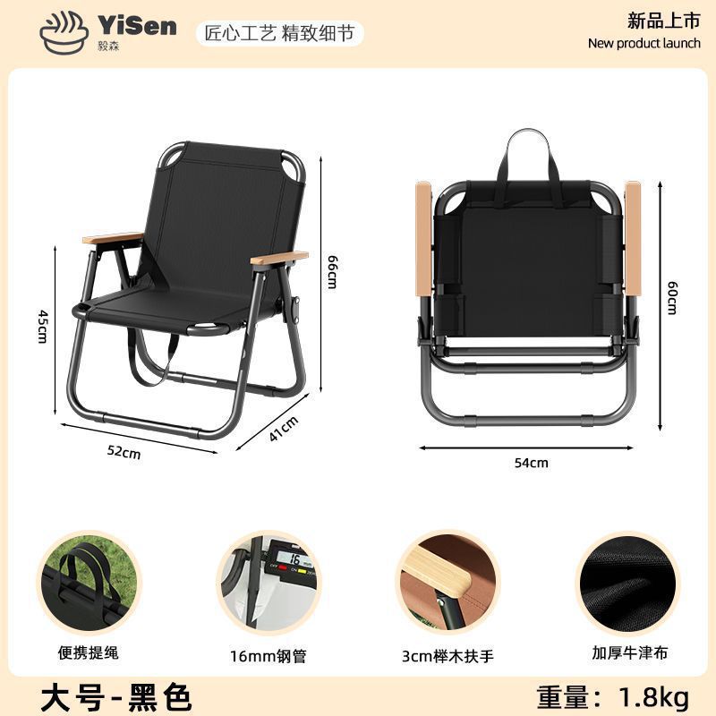 Women's Comfortable Folding Chair with Ergonomic Backrest and Stable Construction Bowlift