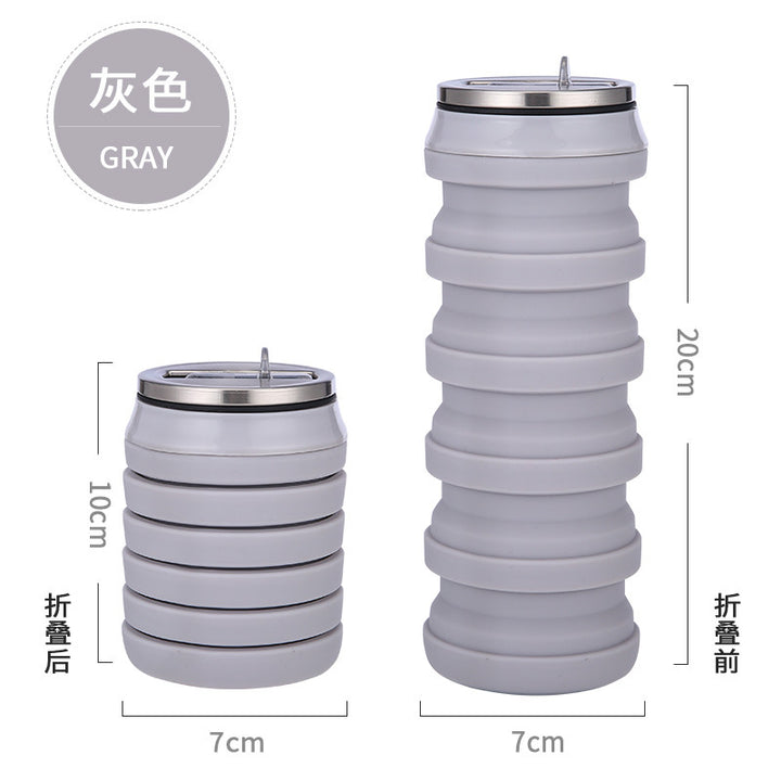 Women Multifunctional Silicone Water Bottle Bowlift