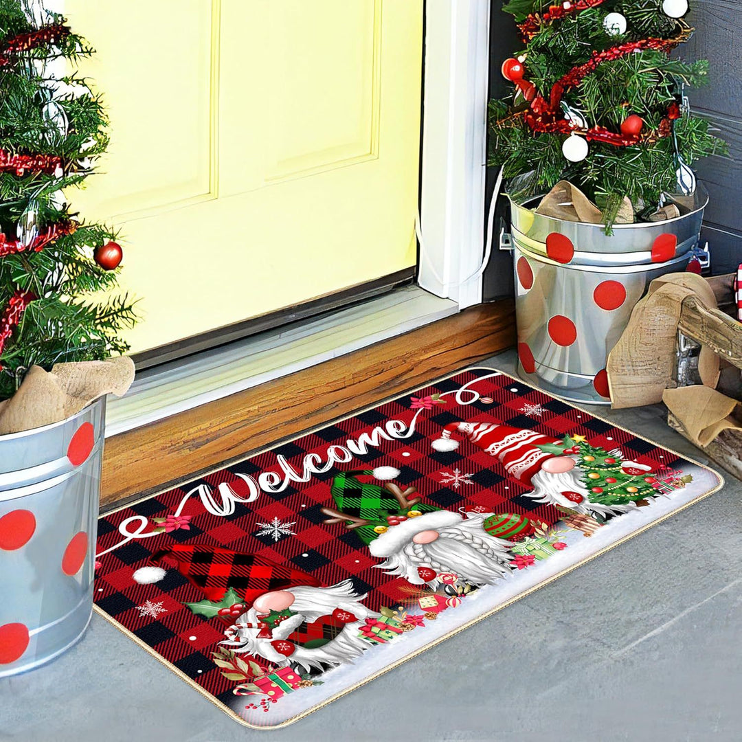 Festive Holiday Door Mat Bowlift