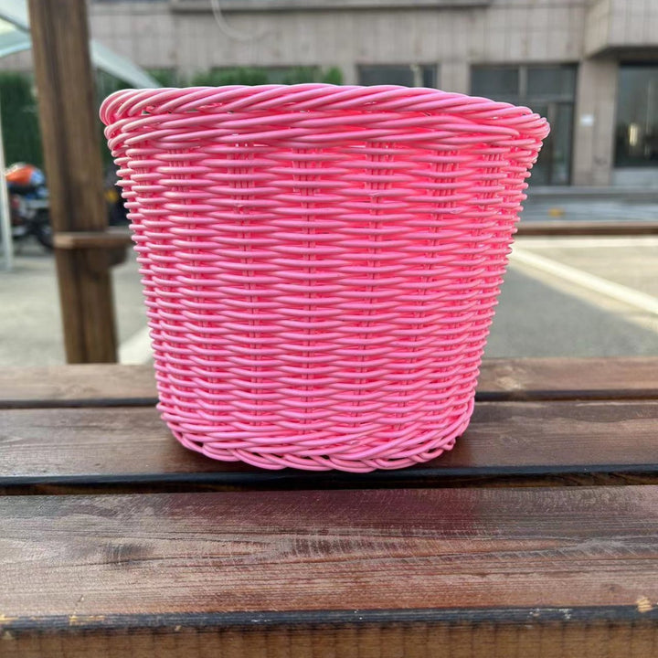Durable Woven Bicycle Storage Basket Bowlift