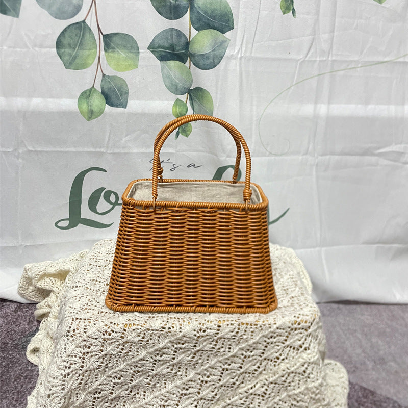 Decorative Woven Handcrafted Basket Bowlift