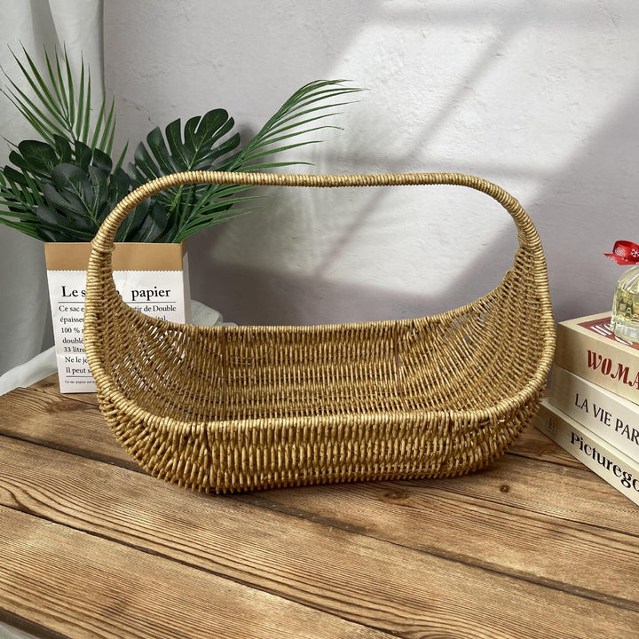 Women's oval basket for creative storage Bowlift