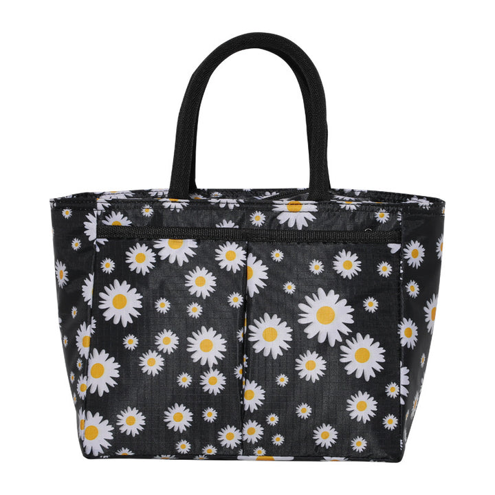 Stylish Floral Print Tote Bag Bowlift