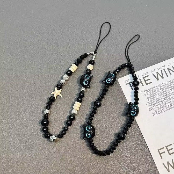 Decorative Beaded Charm Phone Strap Bowlift