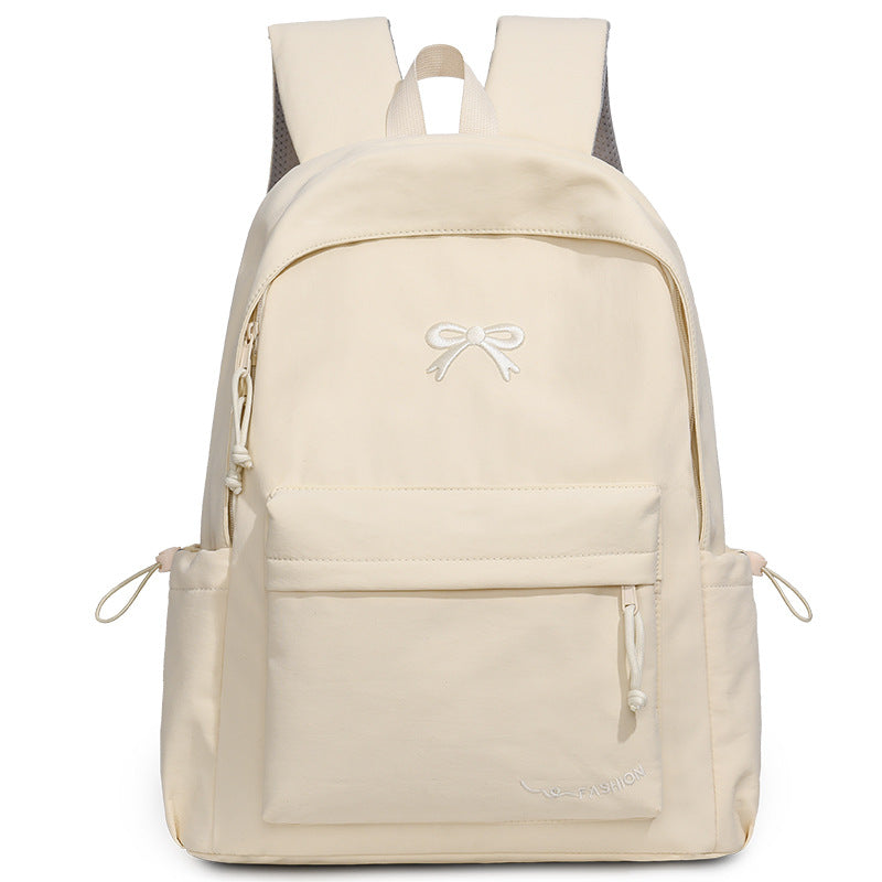 Fashionable backpack with practical outer pockets Bowlift