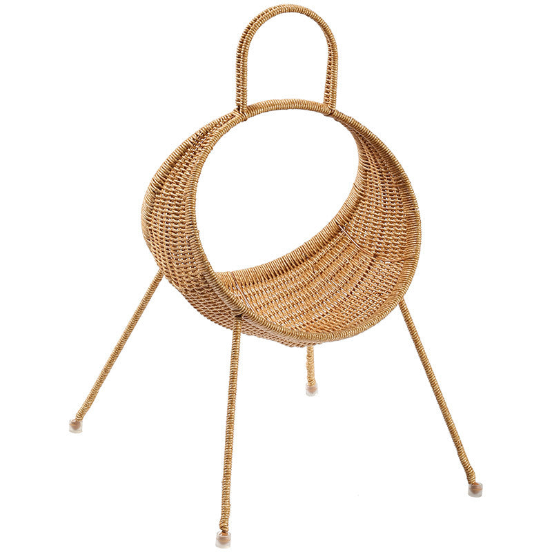 Unisex design basket with curved shape and ergonomic carry handle Bowlift
