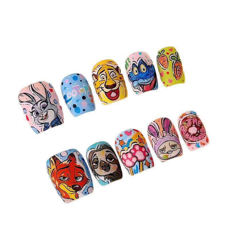 Playful Character Nail Art Set Bowlift