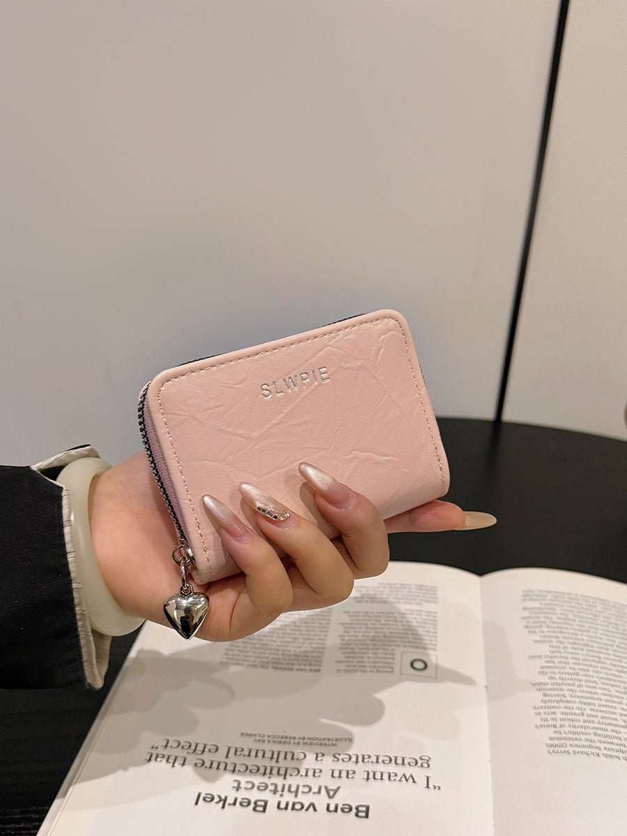 Compact Zippered Card Holder