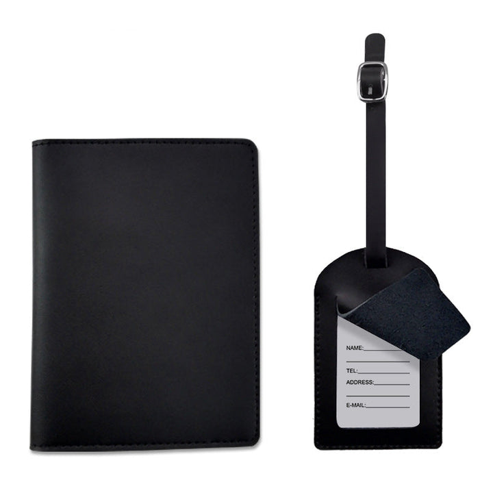 Genuine Leather Luggage Tag Bowlift