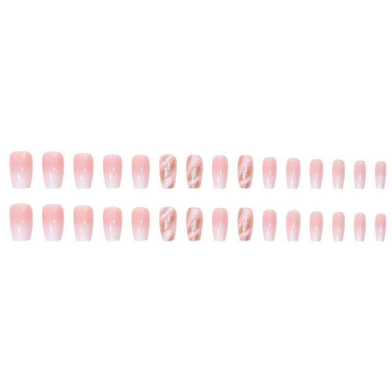Elegant Sculpted Press-On Nails Bowlift