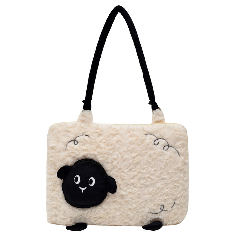 Cute Plush Handbag Bowlift