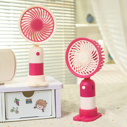 Women portable mini hand fan with USB connection and ergonomic design Bowlift