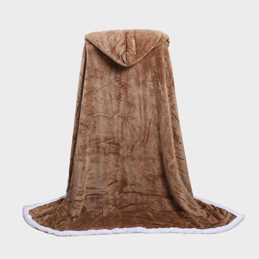 Women's Plush Blanket with Double Fleece Bowlift