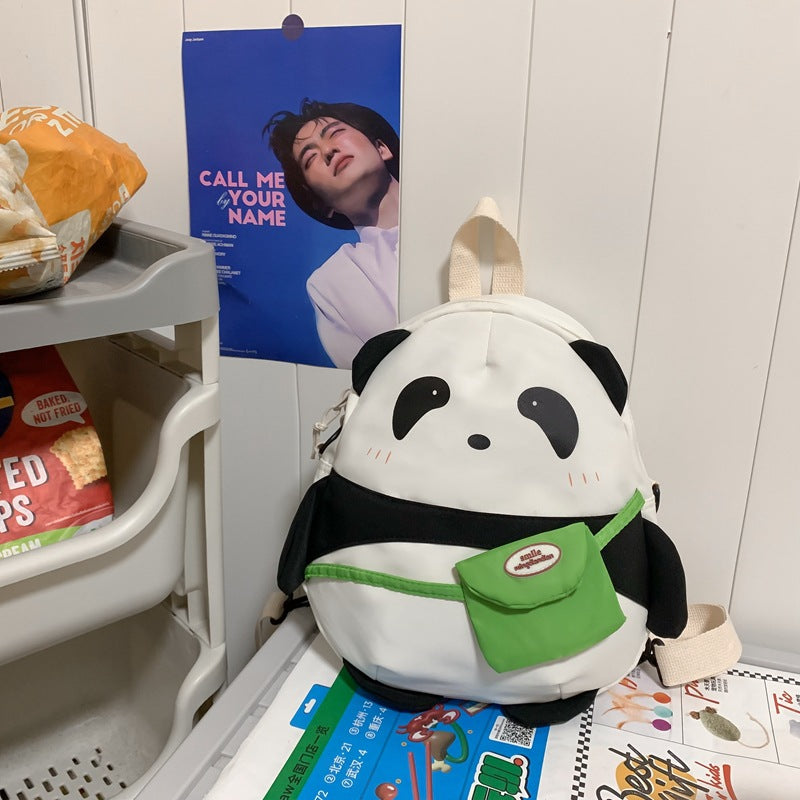 Cute Panda-Themed Mini School Backpack Bowlift