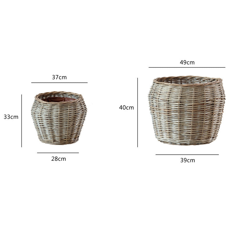 Rustic wicker basket Bowlift