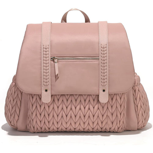 Padded backpack with braided design Bowlift