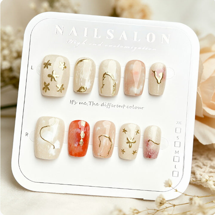 Exclusive Artificial Nails in Elegant Design Bowlift