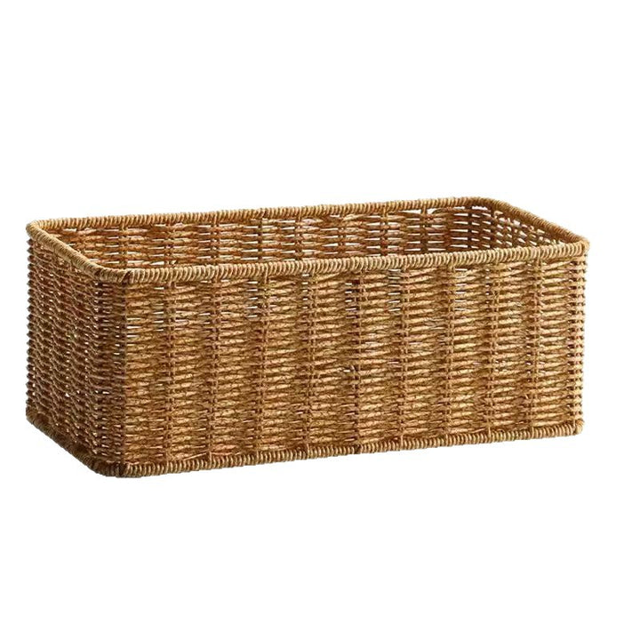Rectangular Handwoven Storage Basket Bowlift