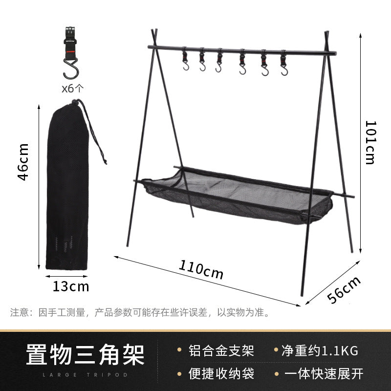 Portable camping hanging shelf Bowlift