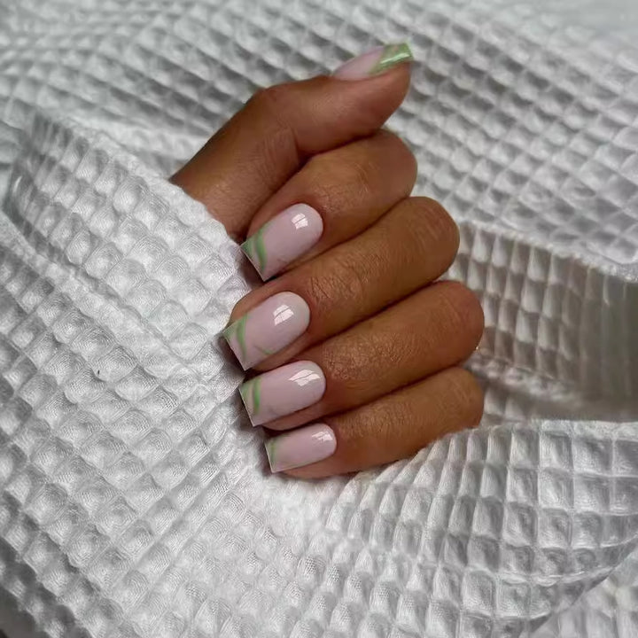 Creative nail design with elegant color gradients Bowlift
