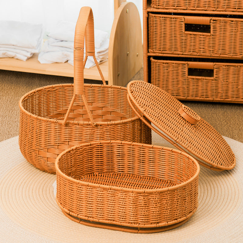 Large Woven Storage Basket Bowlift