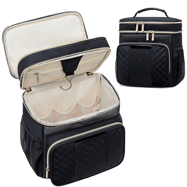 Cosmetic organizer bag with practical compartments Bowlift
