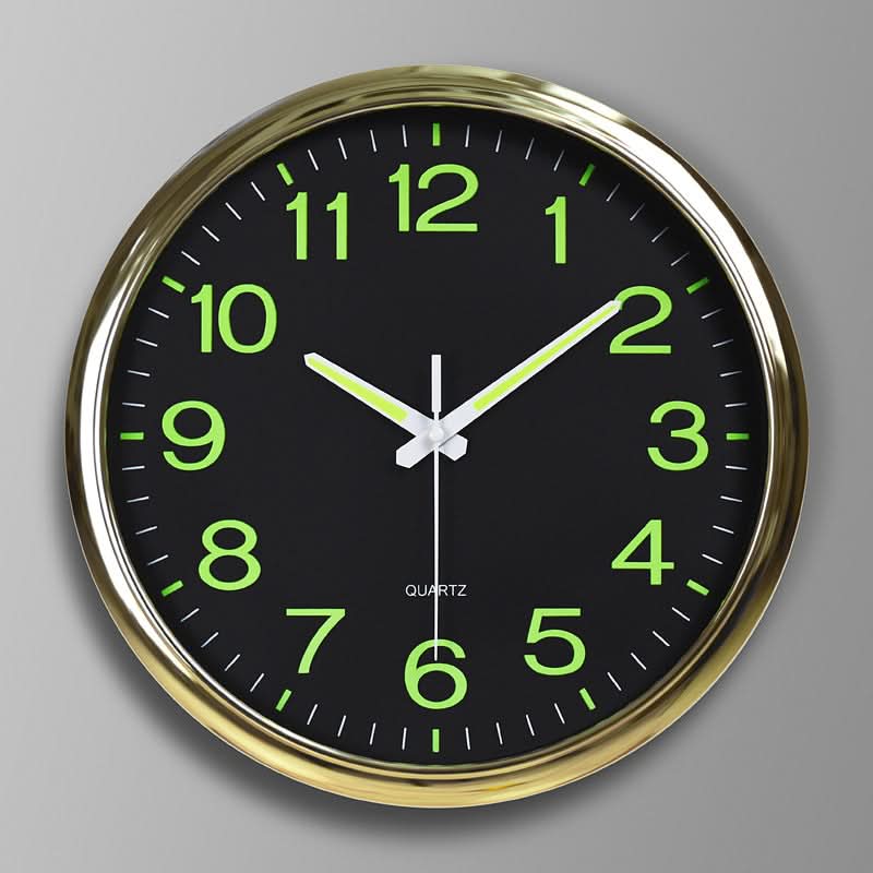 BowLift | Silent LED Wall Clock 12" for Classroom