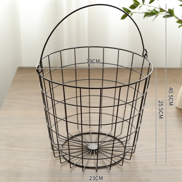 Unisex wire basket with ergonomic carrying lid Bowlift