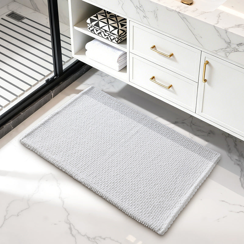 Textured Natural Fiber Bath Mat Bowlift