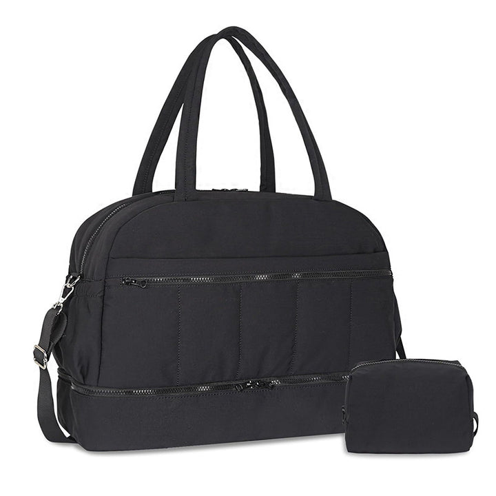 Multifunctional Travel Bag with Removable Cosmetic Bag Bowlift