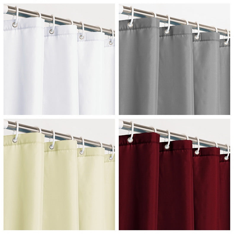 Premium Water-Resistant Shower Curtain Bowlift