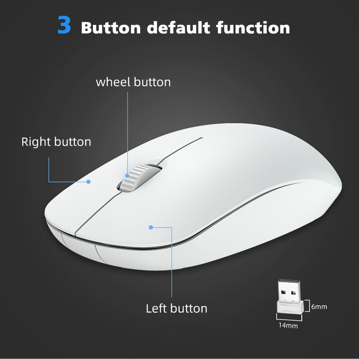 Ergonomic Wireless Computer Mouse Bowlift