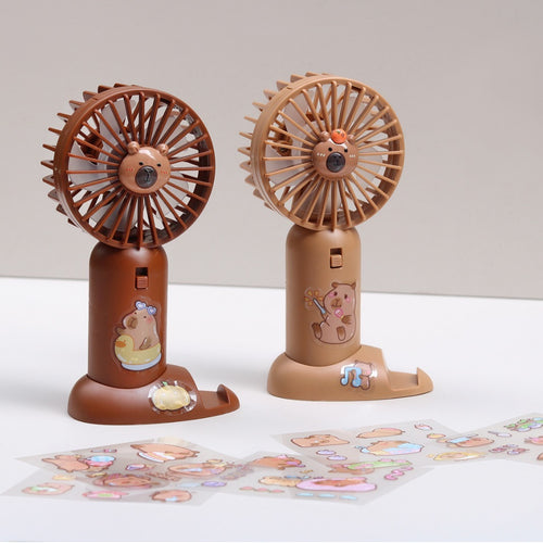Unisex Portable Mini Fan in Cute Bear Design Bowlift