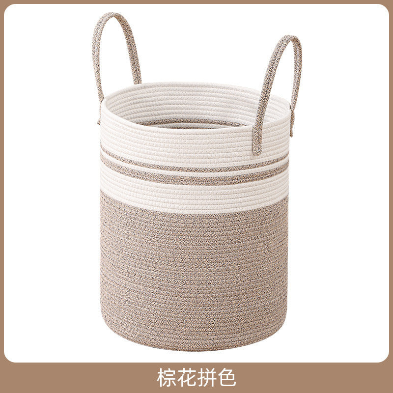 Women's decorative storage basket with two practical handles Bowlift