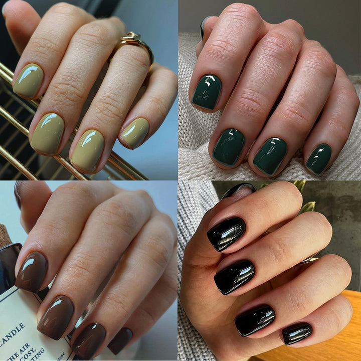 Elegant Glossy Square Nail Set Bowlift