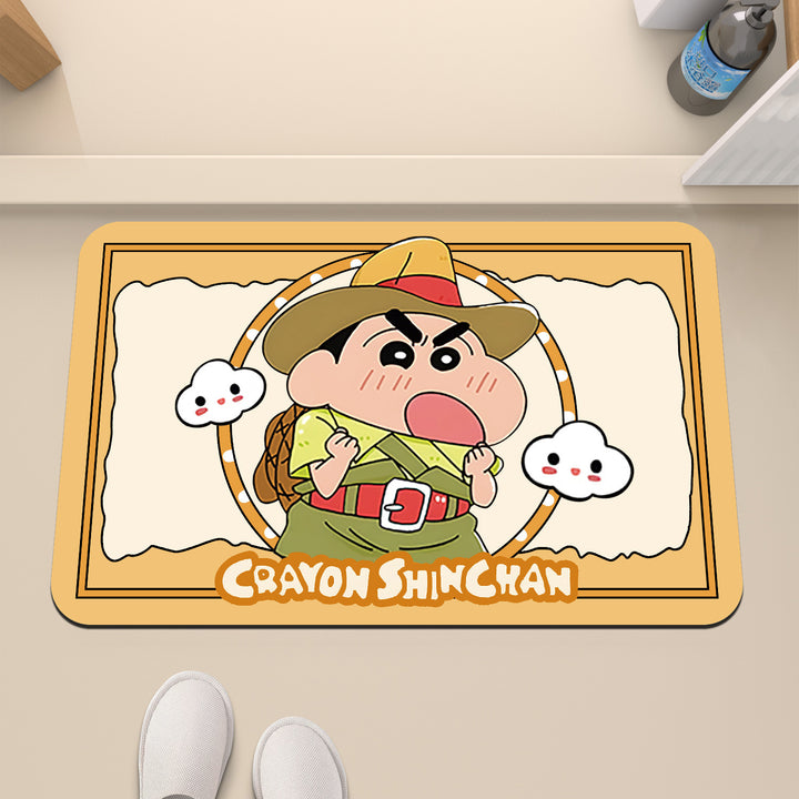 Cartoon Character Themed Bath Mat