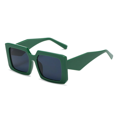 Women’s Geometric Sunglasses with Wide Frame Bowlift