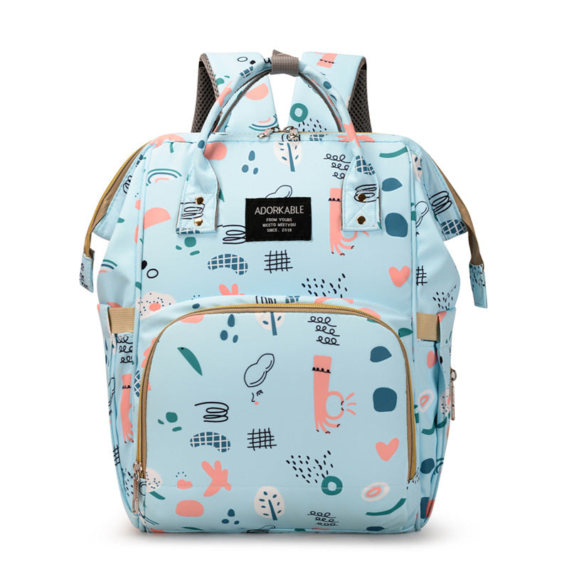 Vibrant Artistic Design Backpack Bowlift