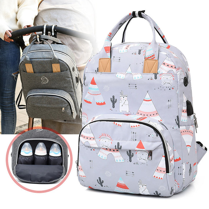 Versatile Charging Backpack Bowlift