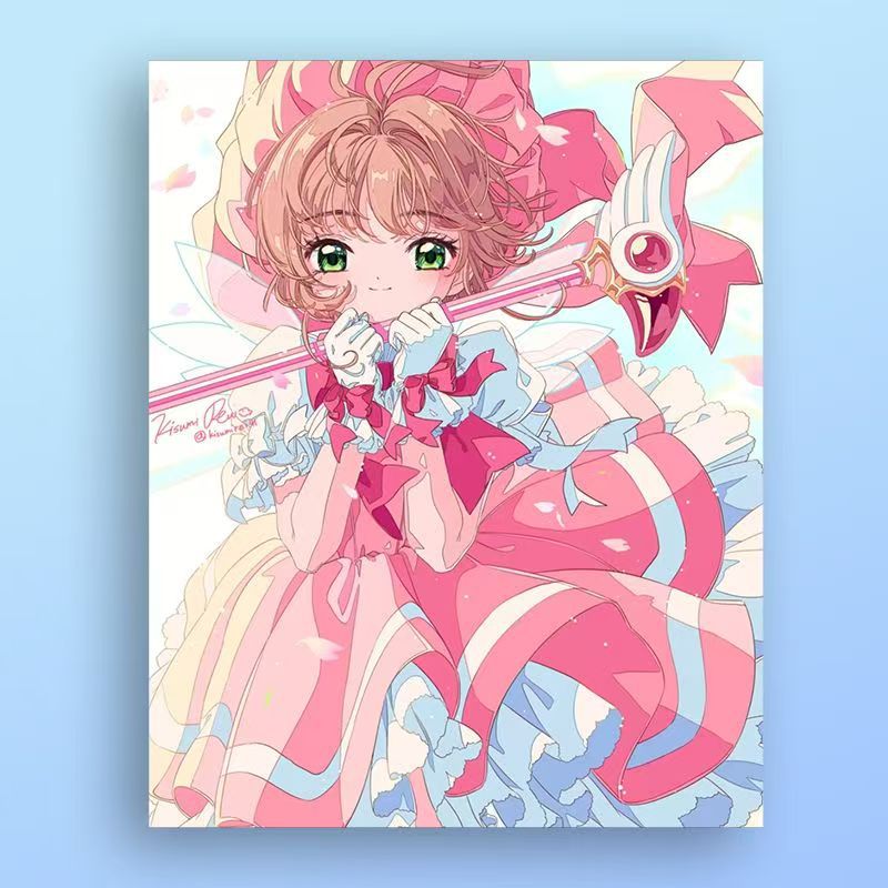 Anime-Inspired Illustration Art Print Bowlift