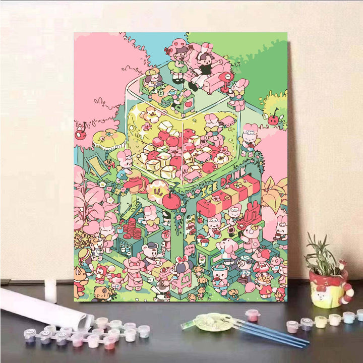 Scenic Landscape Paint by Numbers Kit Bowlift